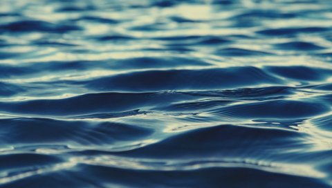 море, вода, рябь, синий
