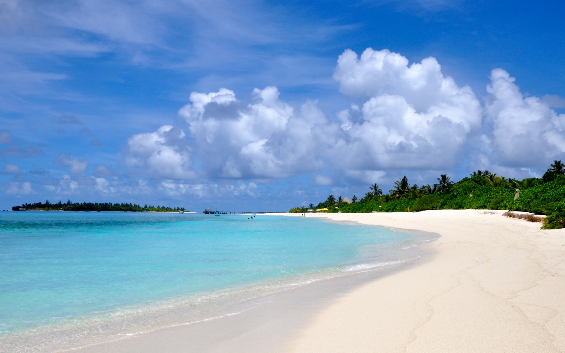 Картинки Maldives, пляж, песок, лето фото и обои на рабочий стол