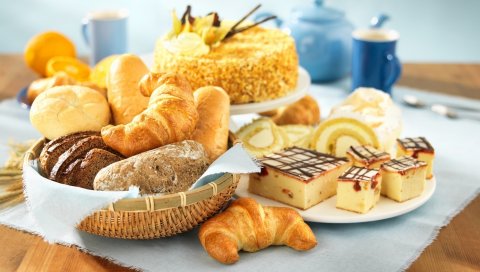 EDA, круассаны,торты, рулеты