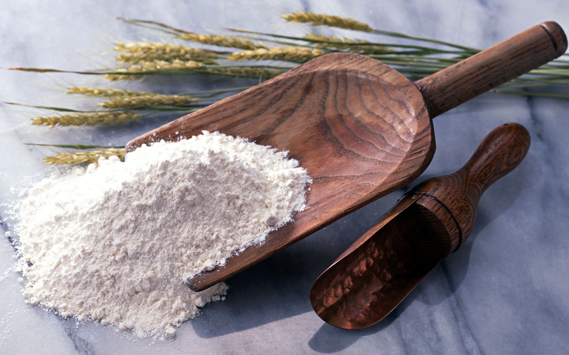 Картинки мука, лопаты, продукты питание, приготовление пищи фото и обои на рабочий стол