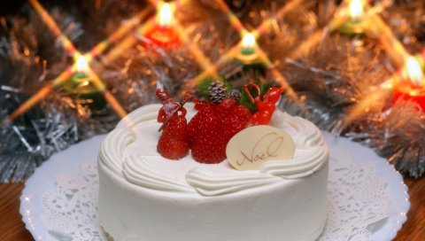 торт, ягоды, вкусно, десерт