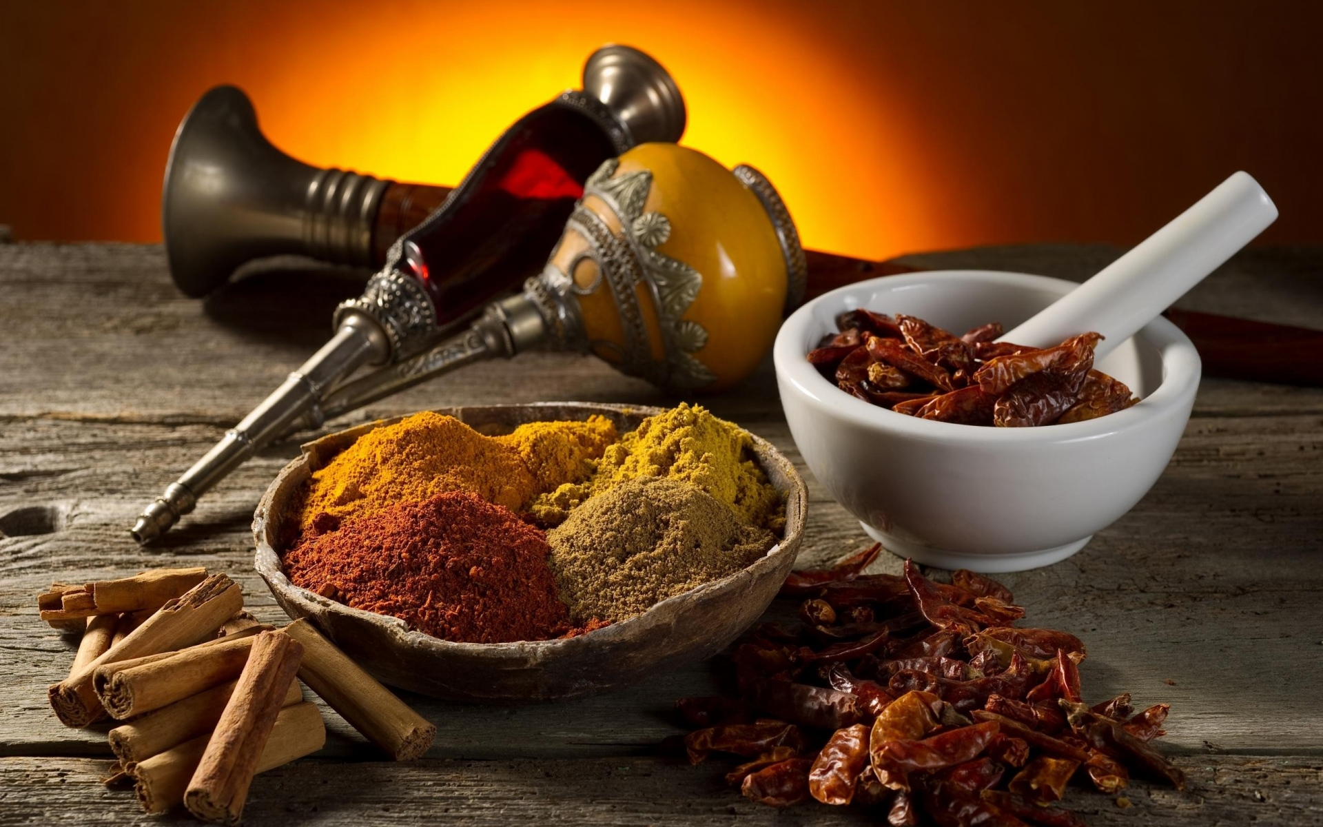 Картинки специи, брызгает, посуда, стол фото и обои на рабочий стол