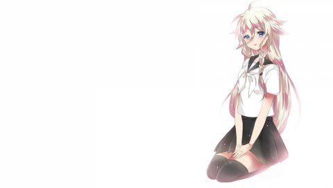 Vocaloid, девушка, юбка, волосы