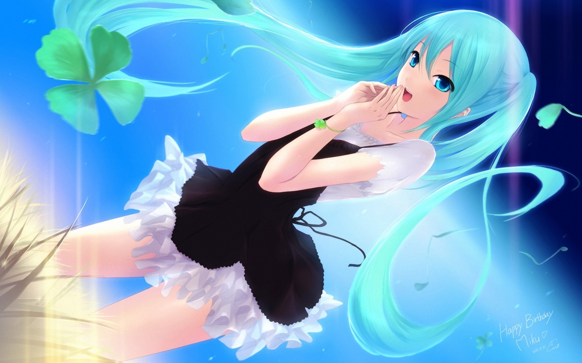 Картинки Vocaloid, юбка, платье, аниме, девушка фото и обои на рабочий стол