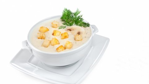 суп, соус, грибы, кусочки