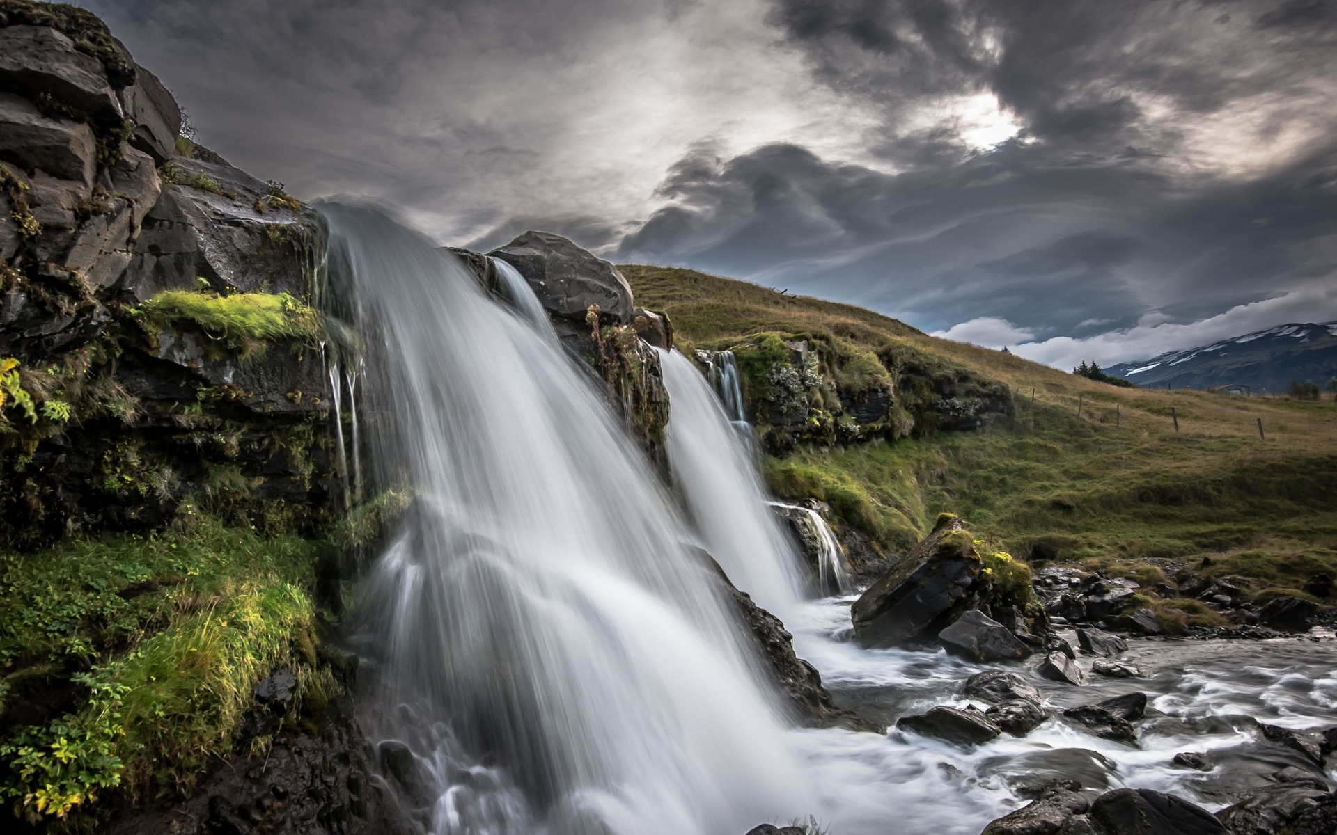 Картинки исландия, водопад, природа фото и обои на рабочий стол