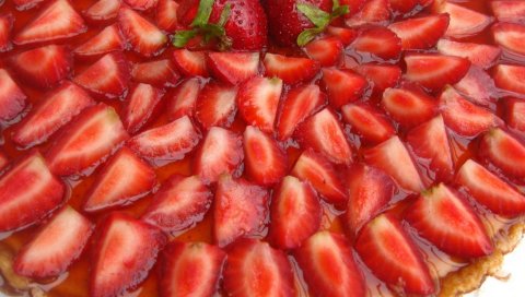 клубники, терпкий, сладкий, вкусный, десерт