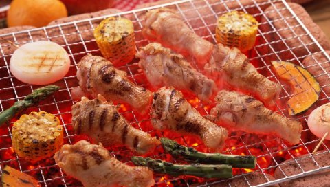 Мясо, гриль, еда