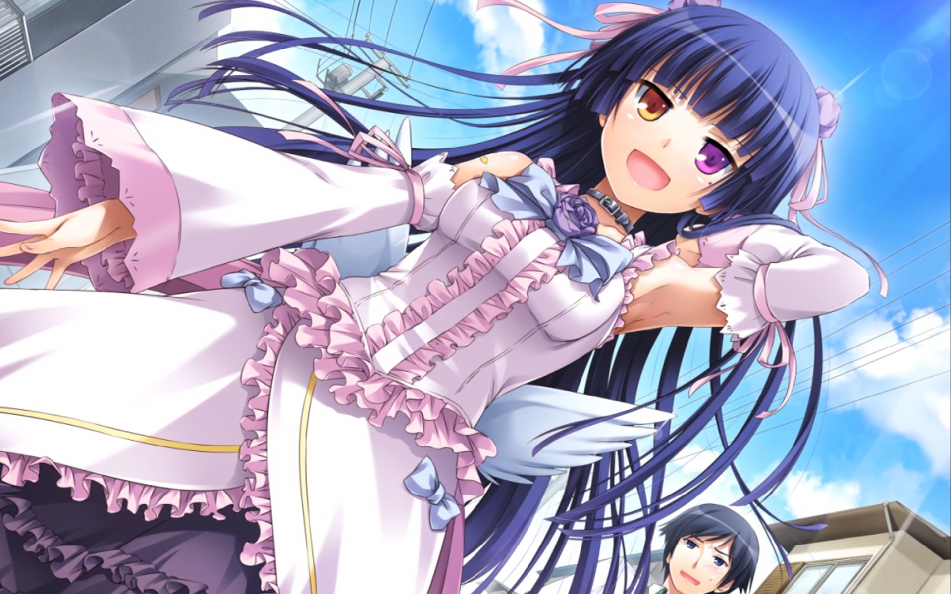 Картинки Руда нет imouto ga konna ni kawaii wake ga nai, kousaka kyousuke, девушка, аниме, мяч фото и обои на рабочий стол