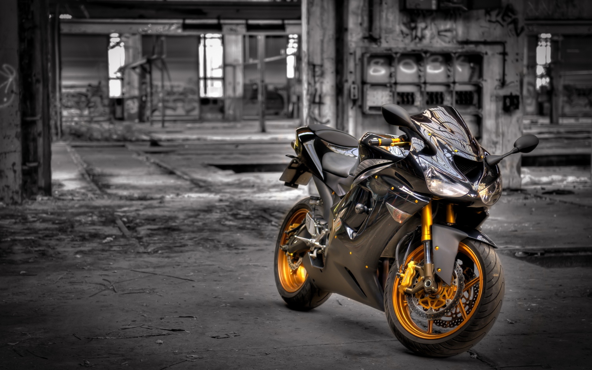 Картинки Kawasaki zx6-r, мотоцикл, фон фото и обои на рабочий стол