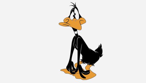 Looney мелодии, daffy duck, мультфильм