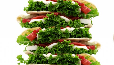 Сэндвич, продукты питания, овощи