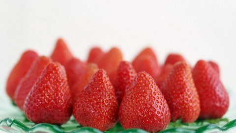 клубника, продукты питания, пластинчатые