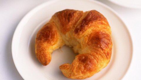 круассан, плиты, печенье