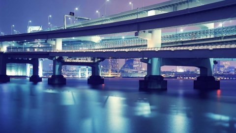 токио, мостовые, красивые