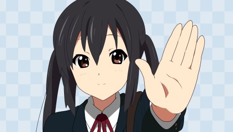 K-on, аниме, девушка, рука