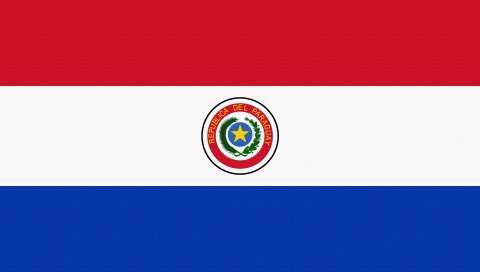 Парагвай, флаг, линия