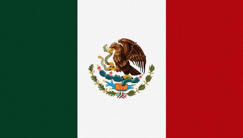 Флаг, змея, мексика, орел