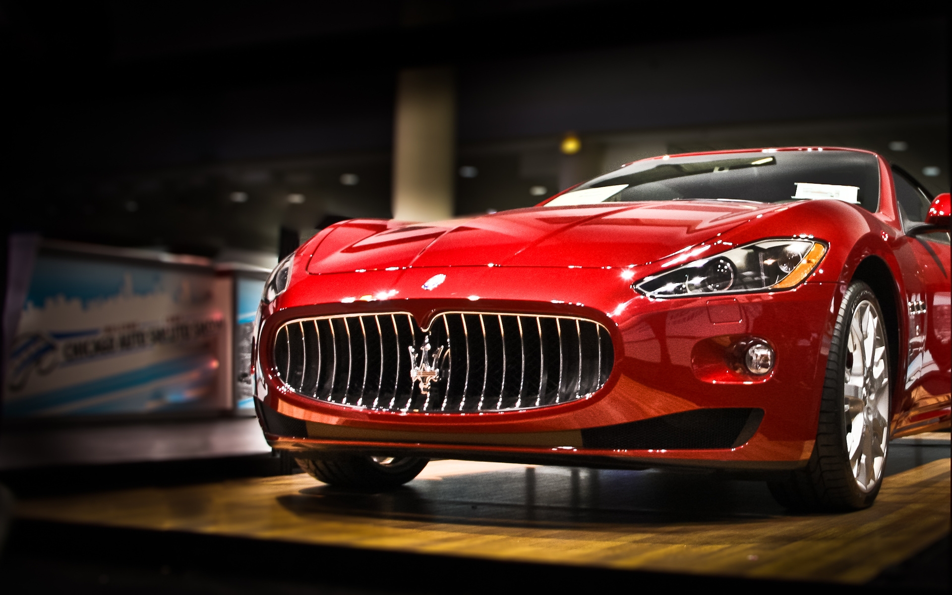 Картинки Maserati, автомобиль, красный фото и обои на рабочий стол