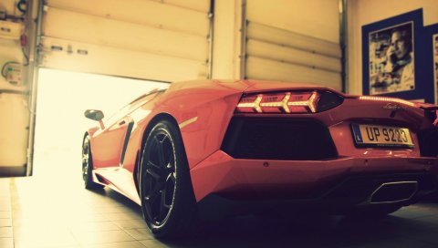 Lamborghini, гараж, стиль
