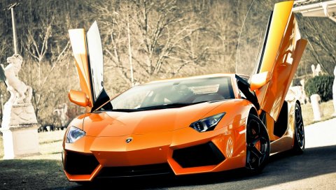 Двери, стиль, автомобили, lamborghini
