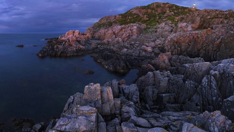 Горы, небо, скалы, море