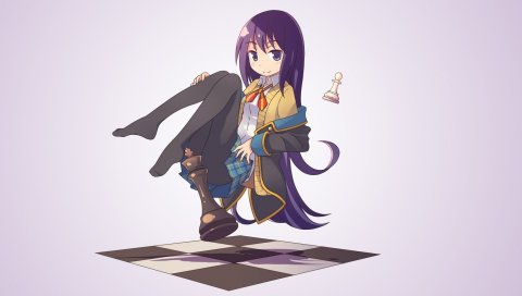 Sumeragi shion, аниме, девушка, мультфильм