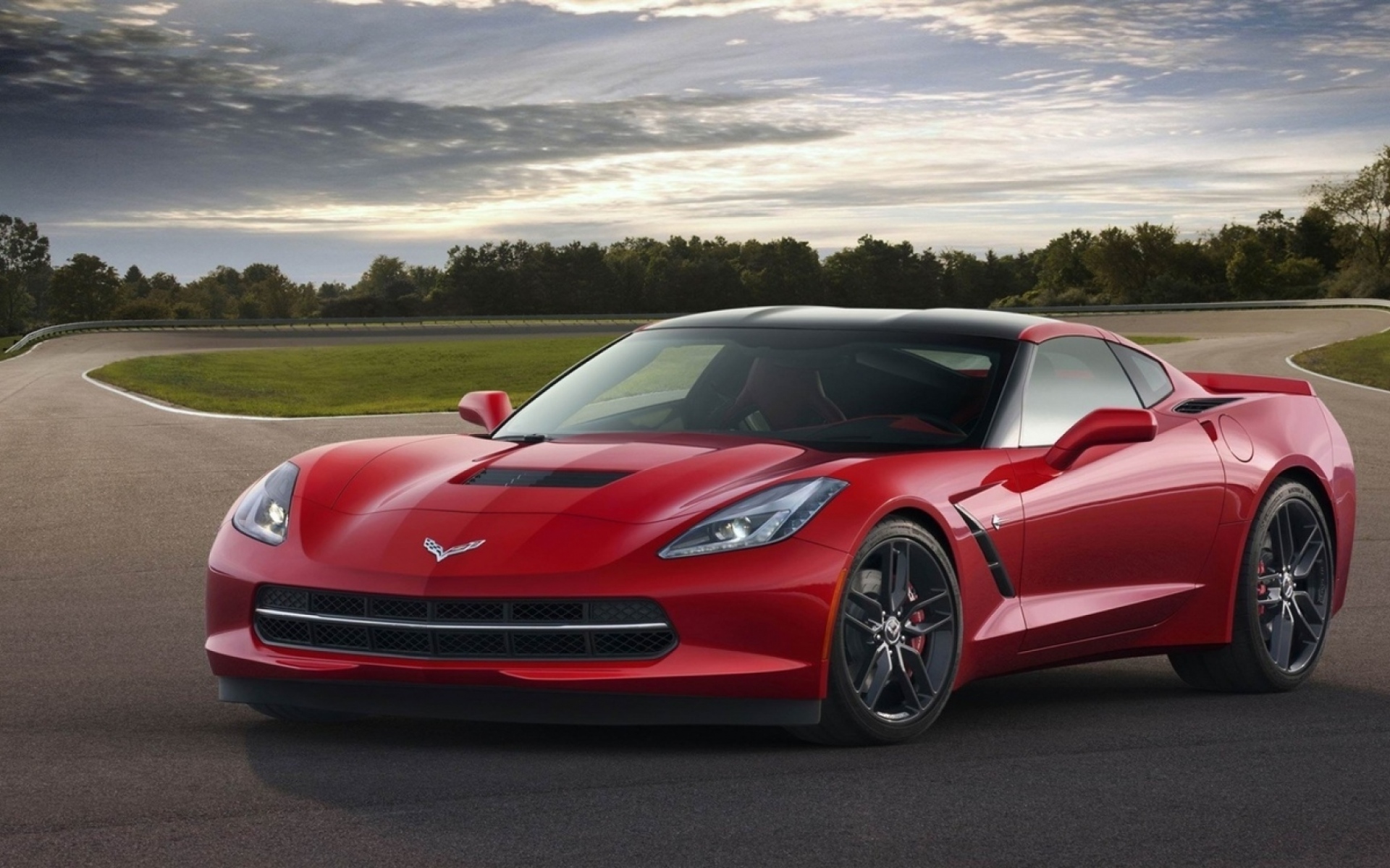 Картинки Chevrolet corvette c7, красный, спортивный фото и обои на рабочий стол