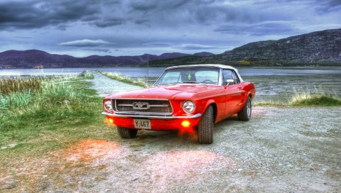 Ford, mustang, hdr