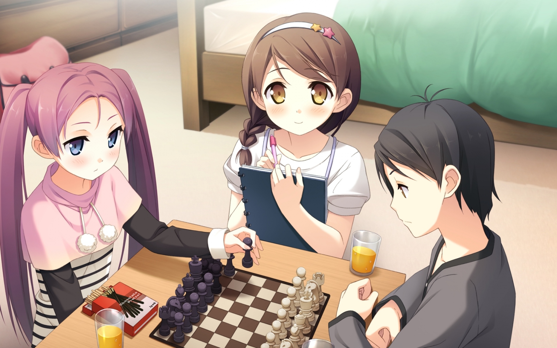 Картинки ваш дневник, Хиросак Kanade, Канток, Fujimura Нацуки, аним, игры, развлечения фото и обои на рабочий стол