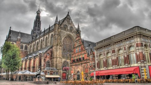 город, строительство, архитектура, HDR