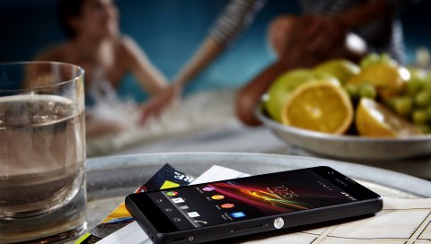 сони, мобильный, Xperia , зр, стол