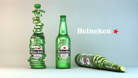 Хайнекен, пиво, напитки, логотип, фирменные