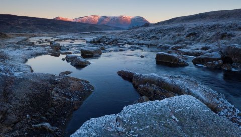 камни, река, вода