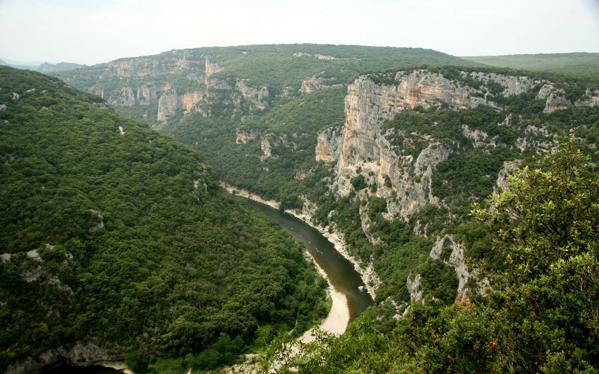 Картинки горы, дорога, вид сверху, трава, деревья, лето фото и обои на рабочий стол