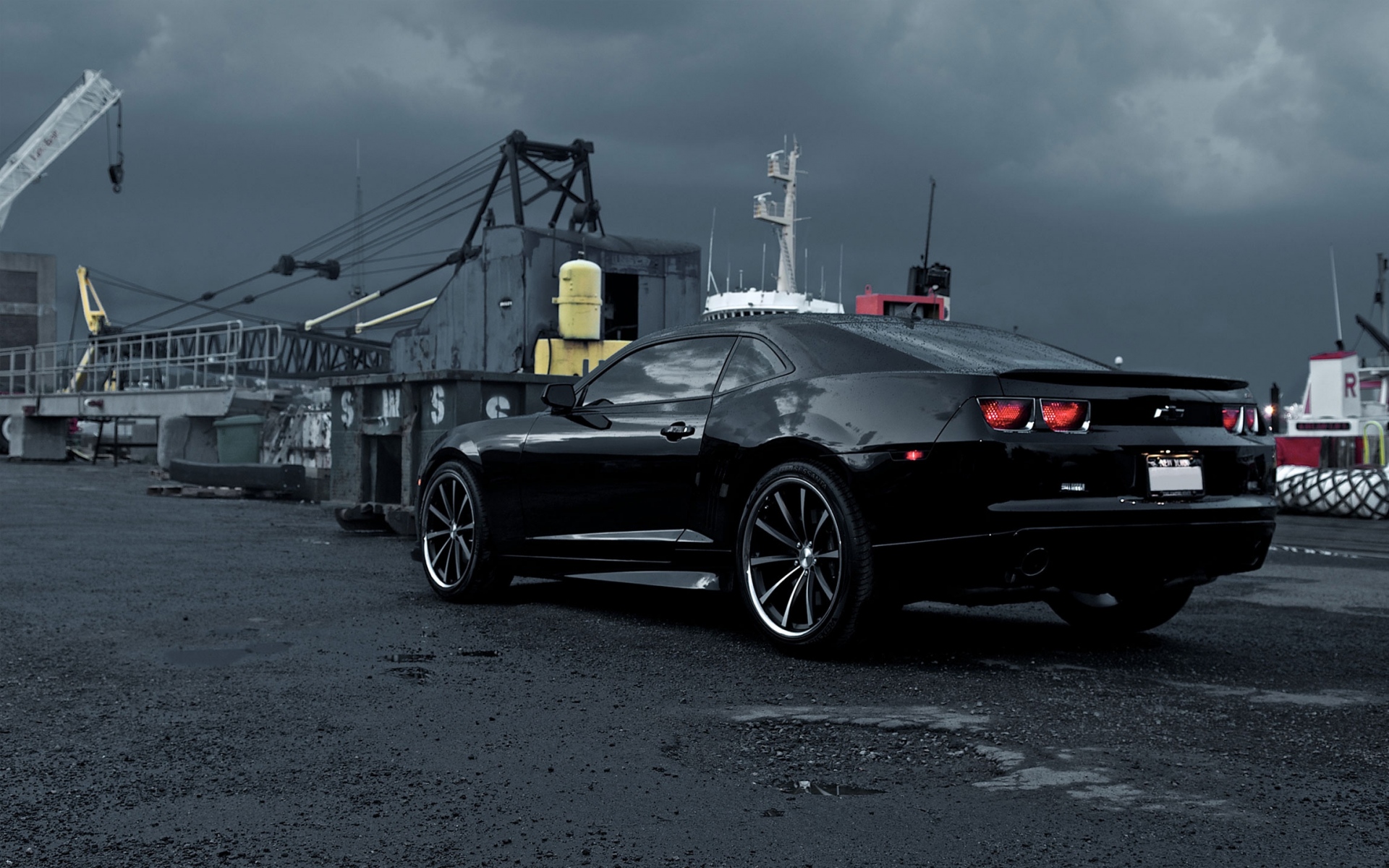 Картинки Chevrolet, camaro, черный, автомобили, авто фото и обои на рабочий стол