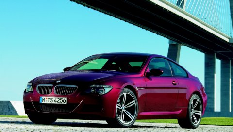 Bmw m6, цвет, стиль, автомобили, вид сбоку