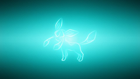Животное, домашнее животное, покемон, glaceon