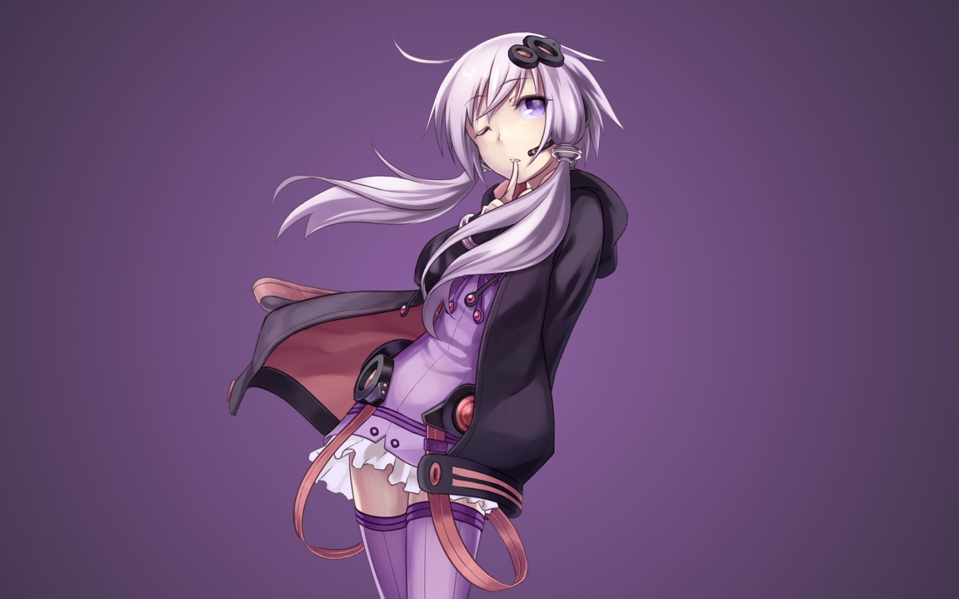 Картинки Yuzuki yukari, девушка, взгляд, стиль фото и обои на рабочий стол