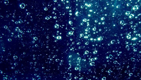 Капли, вода, поверхность