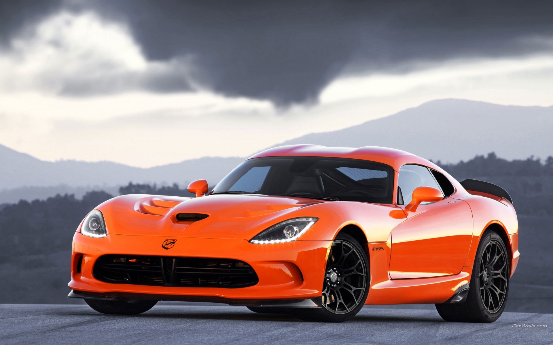 Картинки Srt viper, авто, стиль, свет фото и обои на рабочий стол