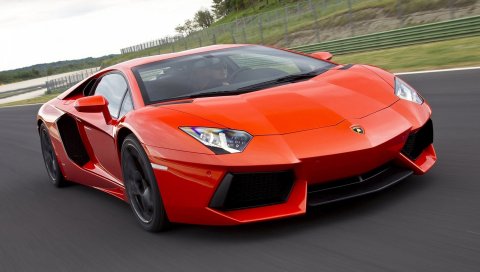 Lamborghini aventador, стиль, автомобили, движение