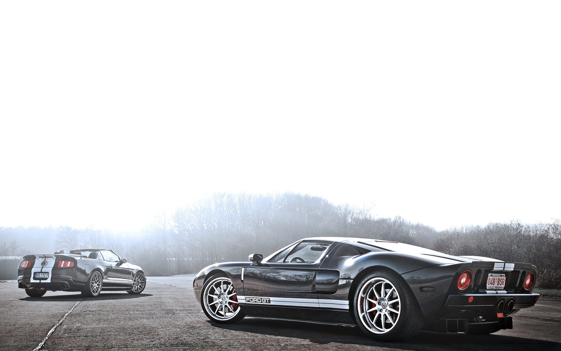 Картинки Ford, mustang, gt500, shelby, dark, street фото и обои на рабочий стол