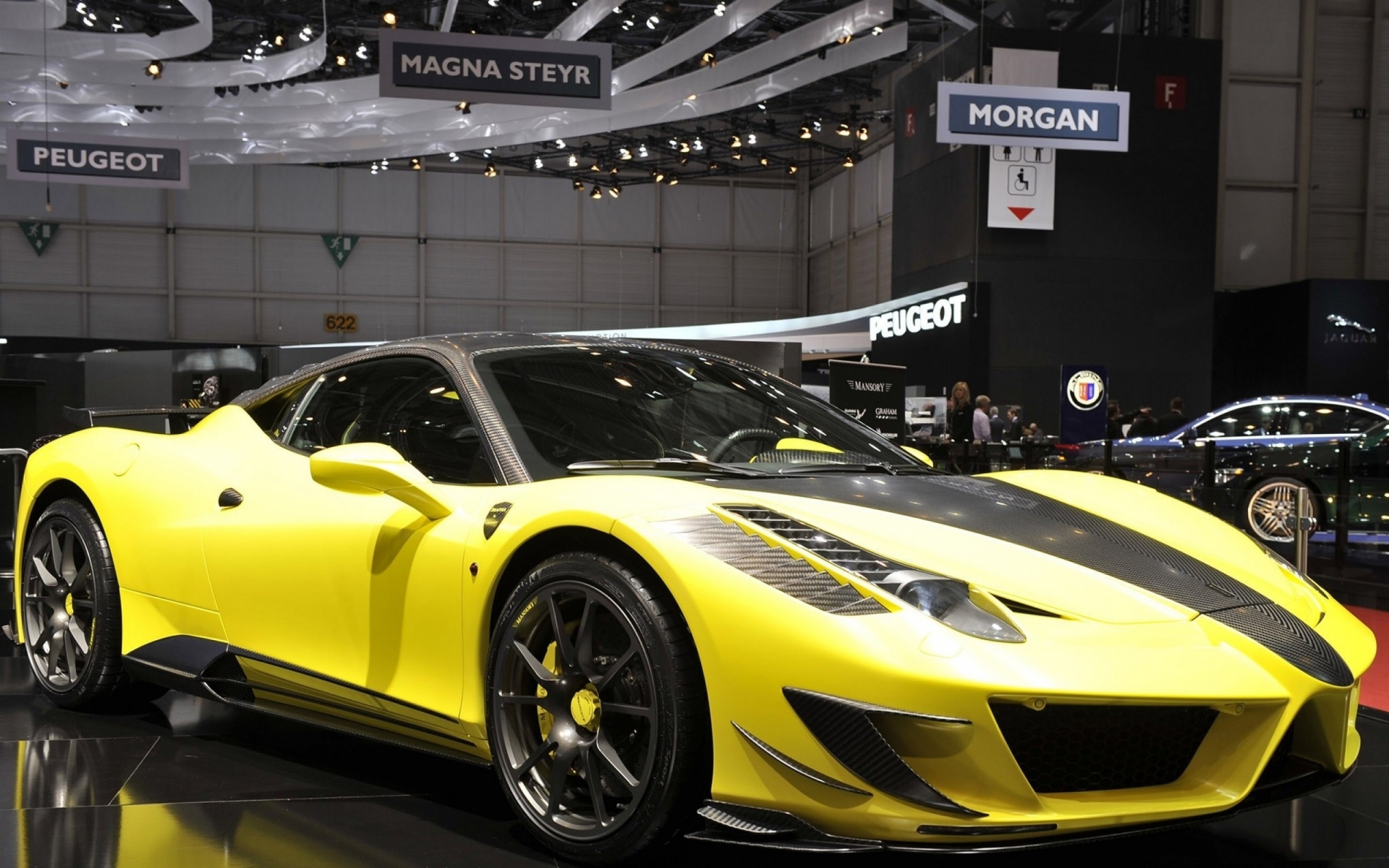 Картинки Ferrari, желтый, авто, красота фото и обои на рабочий стол