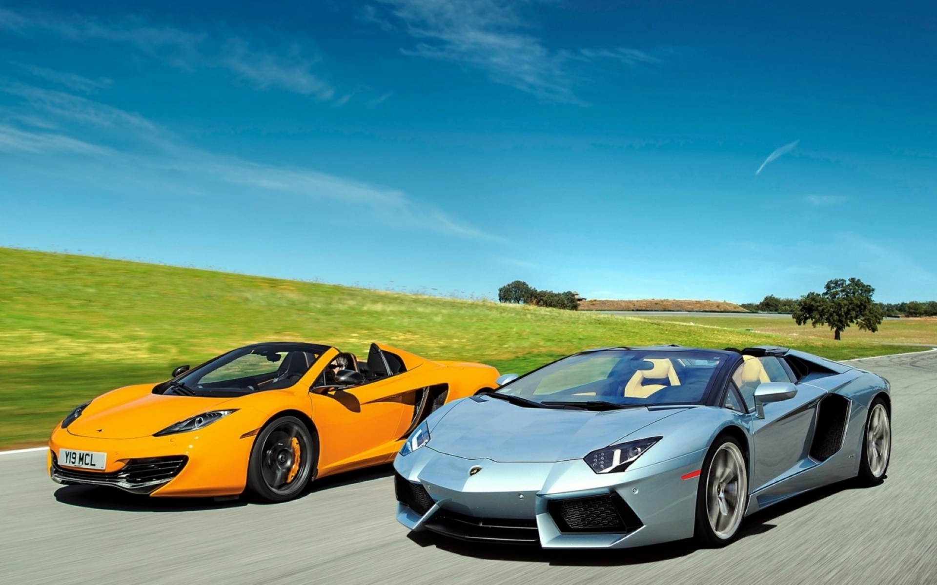 Картинки Lamborghini, mclaren, mp4-12c spider, jootix фото и обои на рабочий стол