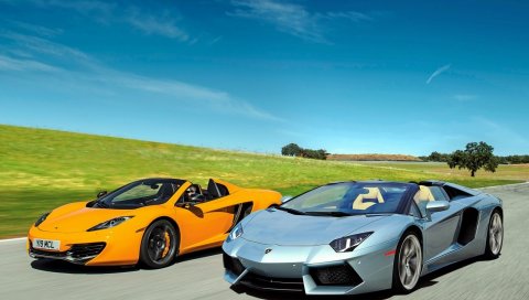 Lamborghini, mclaren, mp4-12c spider, jootix
