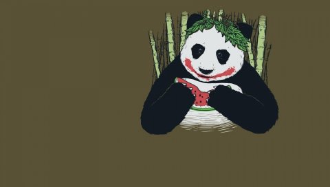 панда, джокер, маскировка