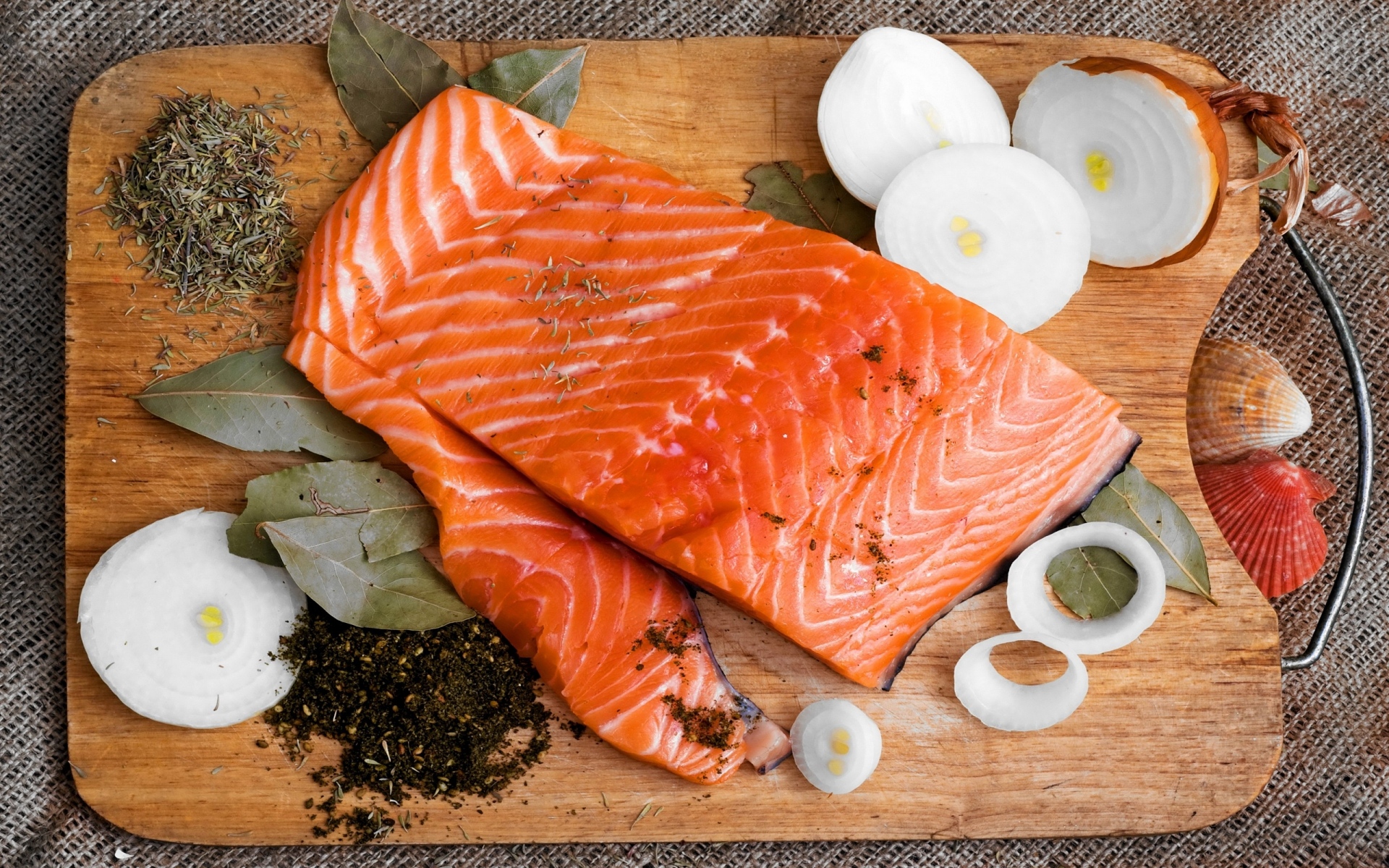 Картинки рыба, мясо, сливочное масло фото и обои на рабочий стол
