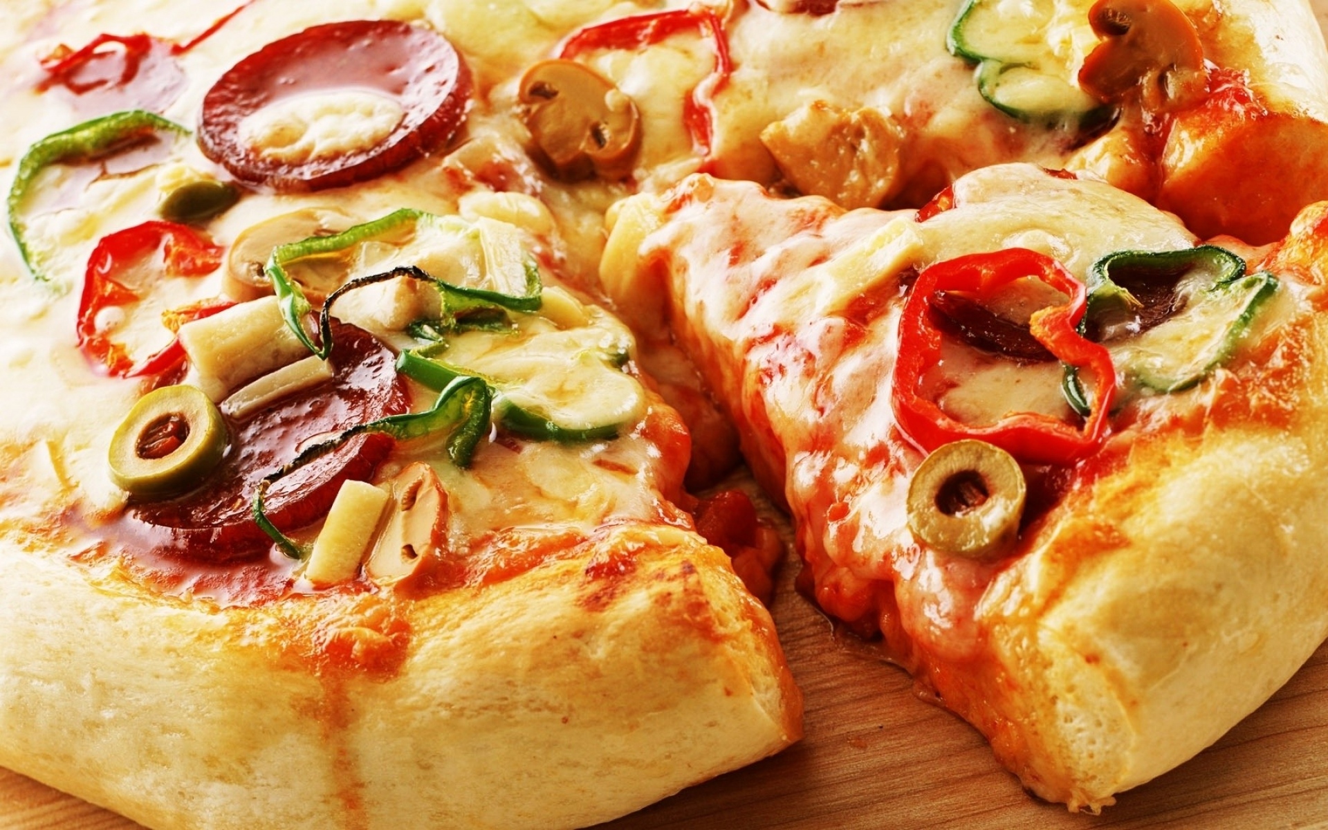 Картинки пицца, овощи, продукты питания фото и обои на рабочий стол