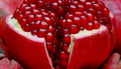 гранатовый, кожура, продукты питания, полезные
